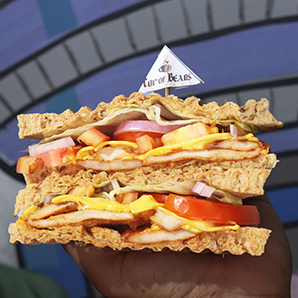 Chicken Cheesy Grilled Sandwich