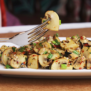 Spicy Garlic Mushroom